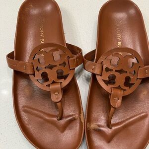 Tory Burch Tan Leather Sandals